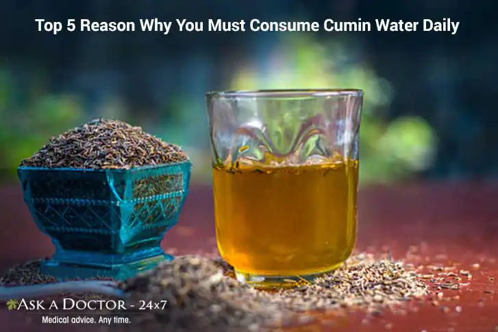 Cumin (Jeera) Water: 5 Reasons Why You Must Drink It Daily!