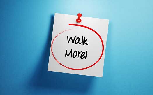  walk more written =